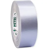 Petec Plakband, Powerband, Panzerband, zilverkleurig, geweven band, gaffertape, rol, artikelnummer 86250