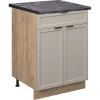 Vicco Fame-Line Onderkasten – 60 cm met lade, WB Antraciet GrijsBeige