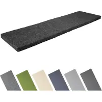 Garronda Bankkussen 120x40 cm – 4 cm dik – Waterafstotend & UV-bestendig – Zwart GD-AM-Dino