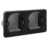 Züblin Hydro Wd Inbouwkader 2V Horizontaal Zwart