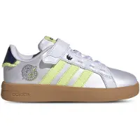 Adidas Sportschoen 'DISNEY GRAND COURT 3.0' zilvergrijs / lichtgroen