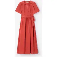 Sissy-Boy Lichtrode maxi wikkeljurk | Maat: XL
