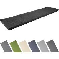 Garronda Bankkussen 150x40 cm – 4 cm dik – Waterafstotend & UV-bestendig – Zwart GD-AM-Dino