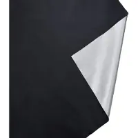 INF Draagbaar zelfklevend, zelfklevend, tijdelijk verduisteringsgordijn voor op reis Black 145 x 200 cm