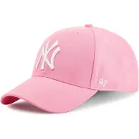 47 Brand NY Yankees MVP Cap B-MVPSP17WBP-RS Womens Pink/White