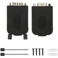 Wella DB9 Soldeerloze Connector RS232 D-SUB Serieel Naar 9-Pins Poortterminal Mannelijke Vrouwelijke Adapter met Koffer (1 Stuks Mannelijk + 1 Stuks