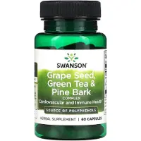 Swanson Health Druivenpitten-, Groene Thee- & Pijnboomschors Complex - 60 caps