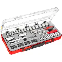 Connex Dopsleutelset Profi 3/8+1/4 58Dlg - COX580258