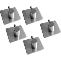 WT&D Set van 5 sterke haken voor keuken en badkamer (model A)