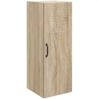 vidaXL Wandkast Sonoma Eiken 33 x 34,5 x 90 cm Bewerkt hout