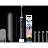 Oral-B iO 5N Zwart + 4 opzetborstels voor gevoelig tandvlees