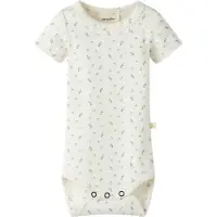 Lil´ Atelier Rompertje/body 'NBFGago' geel / groen / rosa / wit