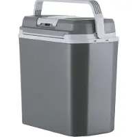 TIM. TIM Elektrische koelbox 12 en 230 volt - Elektrische koelbox - Koelbox - Grijs - 39cm x 56cm x 42cm