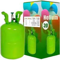 TIM. TIM Helium Tank voor Ballonnen - Helium Tank - 30 ballonnen - Groen - 25cm x 25cm x 43cm; 30 kg