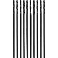 WT&D Set van 10 kleine metaalboren (2,1x50 mm, HSS)