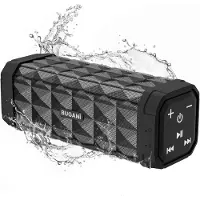 BUGANI Bluetooth Speaker - Draadloze Muziekbox - 24W Krachtige Bass - 24 Uur Speeltijd - Bluetooth 5.4 - IPX5 Waterbestendig - Handsfree Bellen - Zwart