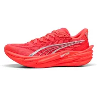 Puma Deviate NITRO 4 hardloopschoenen Rood AW26 Dames, Maat 42 - EUR
