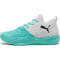 Puma Court Pro 3 uniseks middelhoge basketbalschoenen, Zwart/Wit, Maat 47