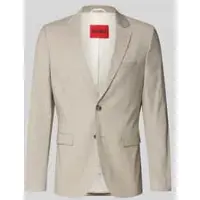 HUGO Super slim fit colbert van mix van viscose en scheerwol model 'ARTI253X'