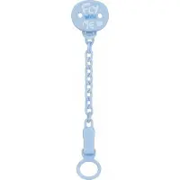 Chicco fopspeenkoord met clip blauw - Speenketting