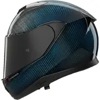 Nolan X-904 UC LIQUIDO BLAUW Integraalhelm Koolstof/Blauw S unisex zwart