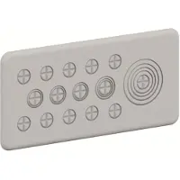 ABB Componenten CZF4 Flens voor beschermslang boven - 2CPX052438R9999
