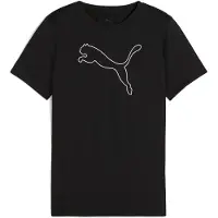 Puma TAD ESS Cat Logo Tee G Meisjes Sportshirt - Black