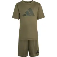 Adidas Trainingspak 'Seasonals' olijfgroen / zwart