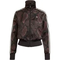Adidas Originals Tussenjas 'Firebird' donkerbruin / zwart / wit