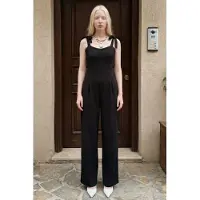 MyFashion Linnenmix Jumpsuit met Hartvormige Halslijn