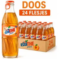 Ferrero Estathé Perzik IJsthee 24 x 250ml Glazen Fles Vero Infuso Gluten vrij