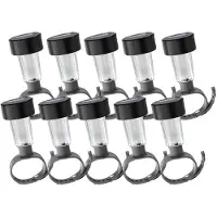Typecat 10Packs LED-Zonnelamp Waterdichte Zwembadverlichting Buitenzwembad Hek Tuindecoratielamp voor Tuin