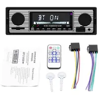 Tlily 1 DIN Retro Auto Stereo Audio Automotive met USB USB//AUX-Kaart FM MP3-Speler PC Type: ISO-5513