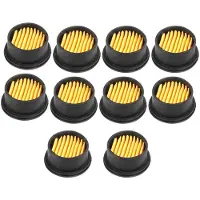 Jojomino 10 Stuks Luchtcompressor Mute Uitlaat Filter Stofzuiger Pomp voor Luchtcompressor Uitlaat