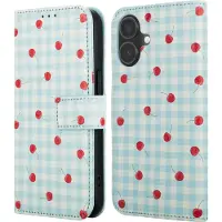 IMoshion Design Bookcase voor de Apple iPhone 16 - Cherry Check