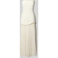 Gina Tricot midi-jurk in plissé-look met viscose