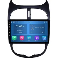 RoverOne 4G+64G Autoradio Bluetooth CarPlay Android Auto GPS Navigatie voor Peugeot 206 1998 - 2012