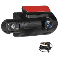 Typecat Dubbele dashcam voor en binnen 1440P + 1080P auto black box camera 3 inch