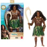 Disney Vaiana Maui Pop met outfit die aan en uit kan en 4 accessoires - Geïnspireerd op live-actionfilm