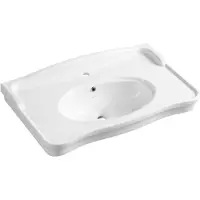 Creavit Antik Keramische wastafel 80x50cm, wit