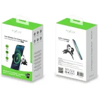 Rixus Telefoonhouder auto - Telefoonhouder - Oplaadbare telefoonhouder auto - Oplaadbare telefoonhouder - Wireless car charger