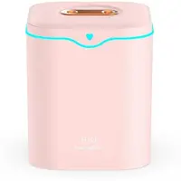 Tlily 2000ml Grote Capaciteit Dubbele Spray Poort Luchtbevochtiger USB Stille Aromatherapie Diffuser Koele Mist Maker voor Thuis Roze