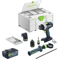 Festool TPC 18/4 Basic Set accu-slagboormachine 18 V 75 Nm borstelloos + 1x accu 8.0 Ah + snellader + systainer