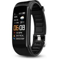 INF Activiteitenarmband / Fitnessarmband / Hartslagmeter Black
