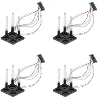 Zandona 4X Vier-Sproeier Luchtbevochtigermodule DIY Verstuiver Besturingskaart Driver Circuitbord 1 Tot 4 Plantenbewatering Groot Mistvolume