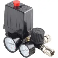 Jojomino 3000L/Min Luchtpomp Regelklep 0-180 PSI Meter 220V/380V Regelaar Plicht Luchtcompressor Pomp Drukregelaar
