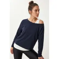 Happiness İstanbul Boot hals Lange Mouw Blouse