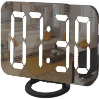 INF Digitale wekker met spiegelglas