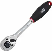 AWTOOLS Black Line - Ratelsleutel - 1/4 Inch - 72 Tanden - Ergonomische Handgreep