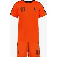 Dutchy Pro tweedelig kinder sport set oranje zwart maat 122/128